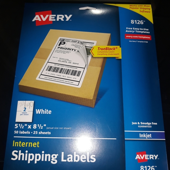 Avery labels warehouse stationery